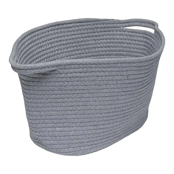 Large storage basket grey